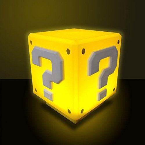 Cubo Mario Bros Lámpara