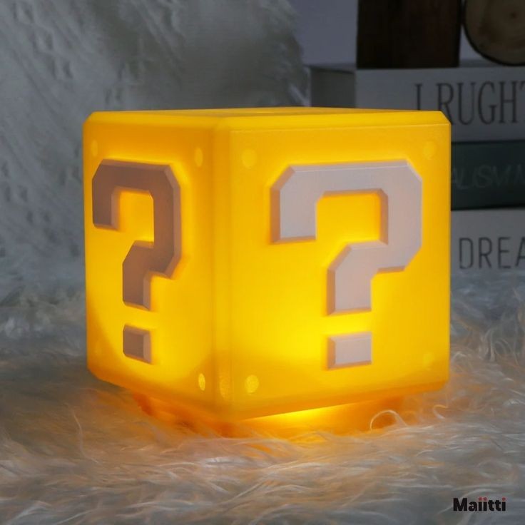 Cubo Mario Bros Lámpara